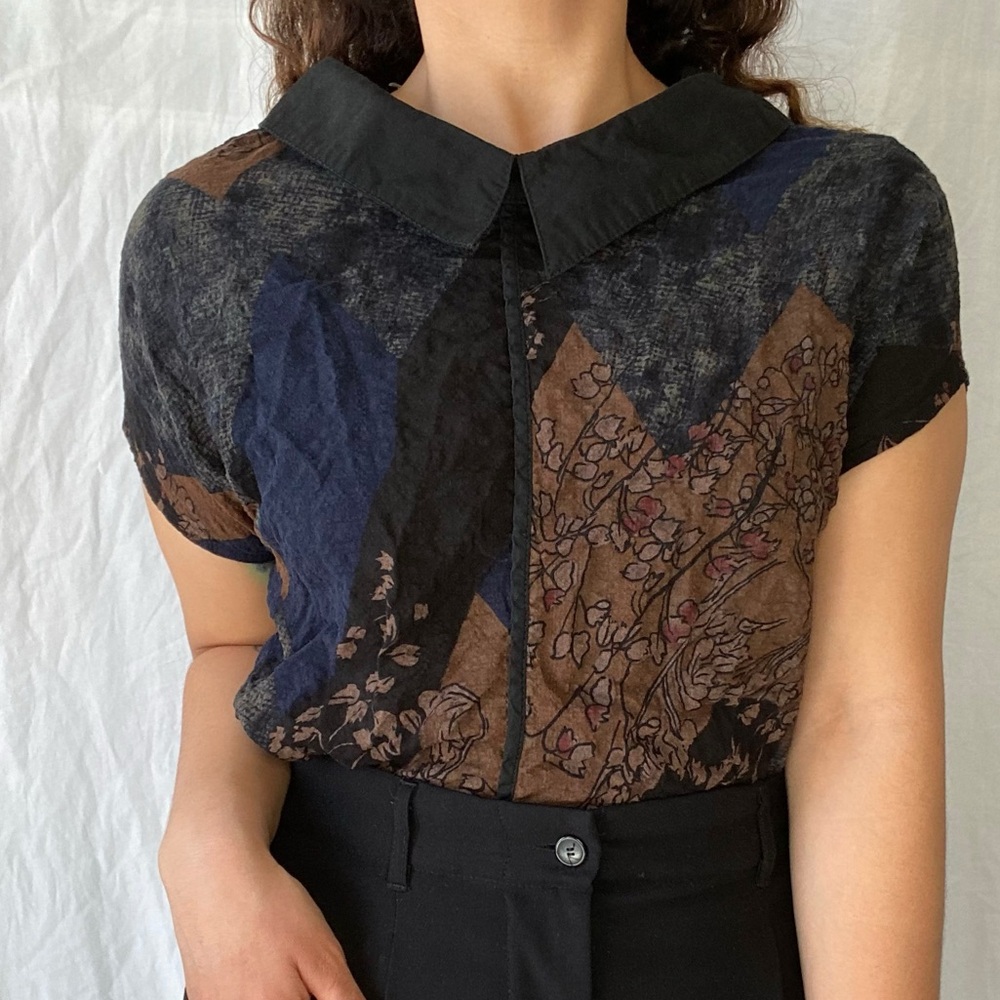 Preppy collared shirt